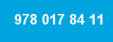 978 017 84 11
